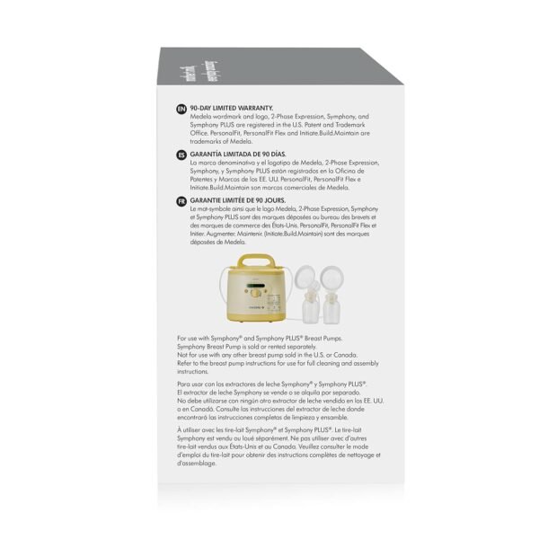 Medela Symphony PLUS Hospital-Grade Electric Breast Pump, Double Pump, Initiate & Maintain Technology, Corded Electric - Image 18